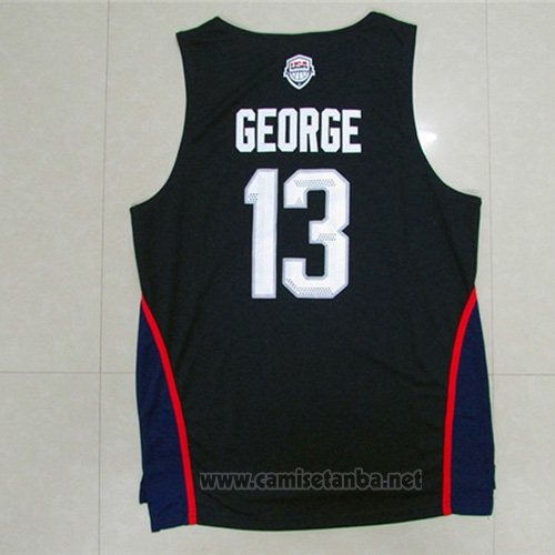 Camiseta USA 2016 Paul George #13 Azul